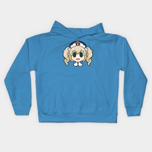 Genshin Impact Barbara chibi head Kids Hoodie